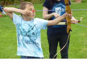 Another young person hooked on archery